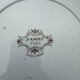 Set of 6 vintage dinner plates from Sarreguemines, Danish model 210412.