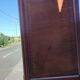 1925 solid curly mahogany office bookcase