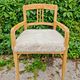 Pair of Jugendstil armchairs in solid ash and sheepskin 1910