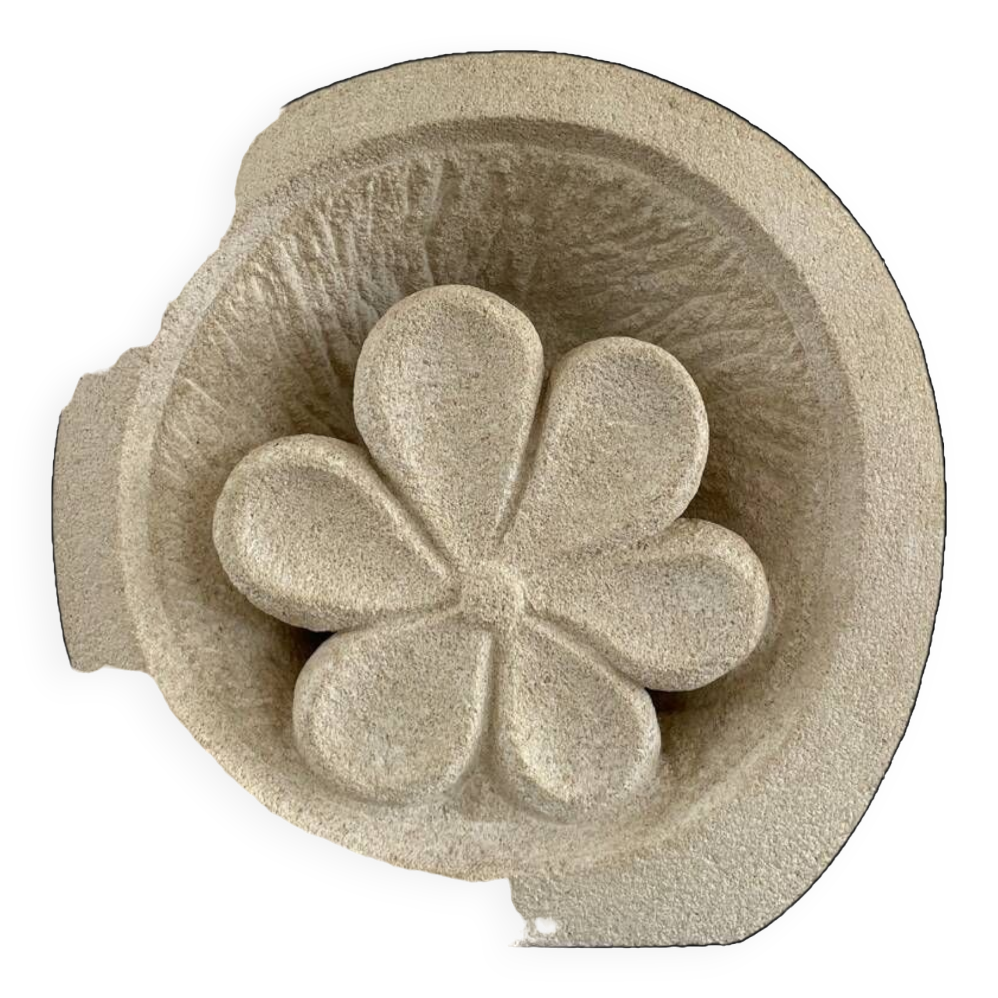 Arsène Galisson stone lamp