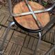Vintage stackable stools Formica beige 1960