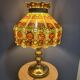 Felipe Derflingher table lamp, amber 1960,70