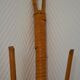 Rattan angle shelf vintage 70s