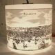 Vintage French 1960s modernist Arlus opaline pendant light, Paris Bordeaux