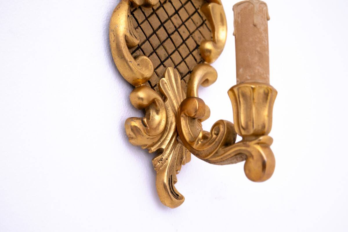 A pair of wall lamps, Western Europe, early 20th century