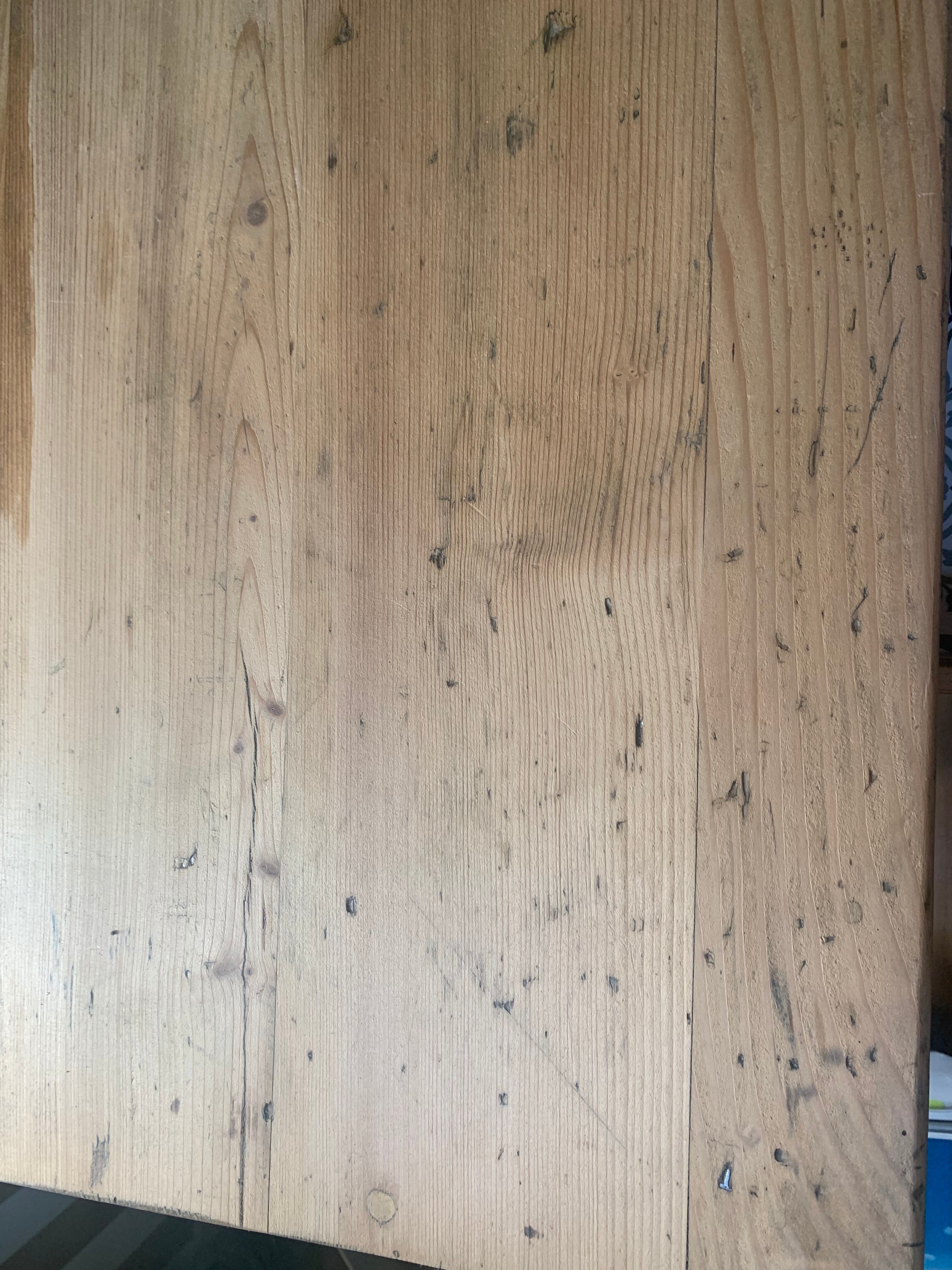 Bureau en bois massif, 1 tiroir