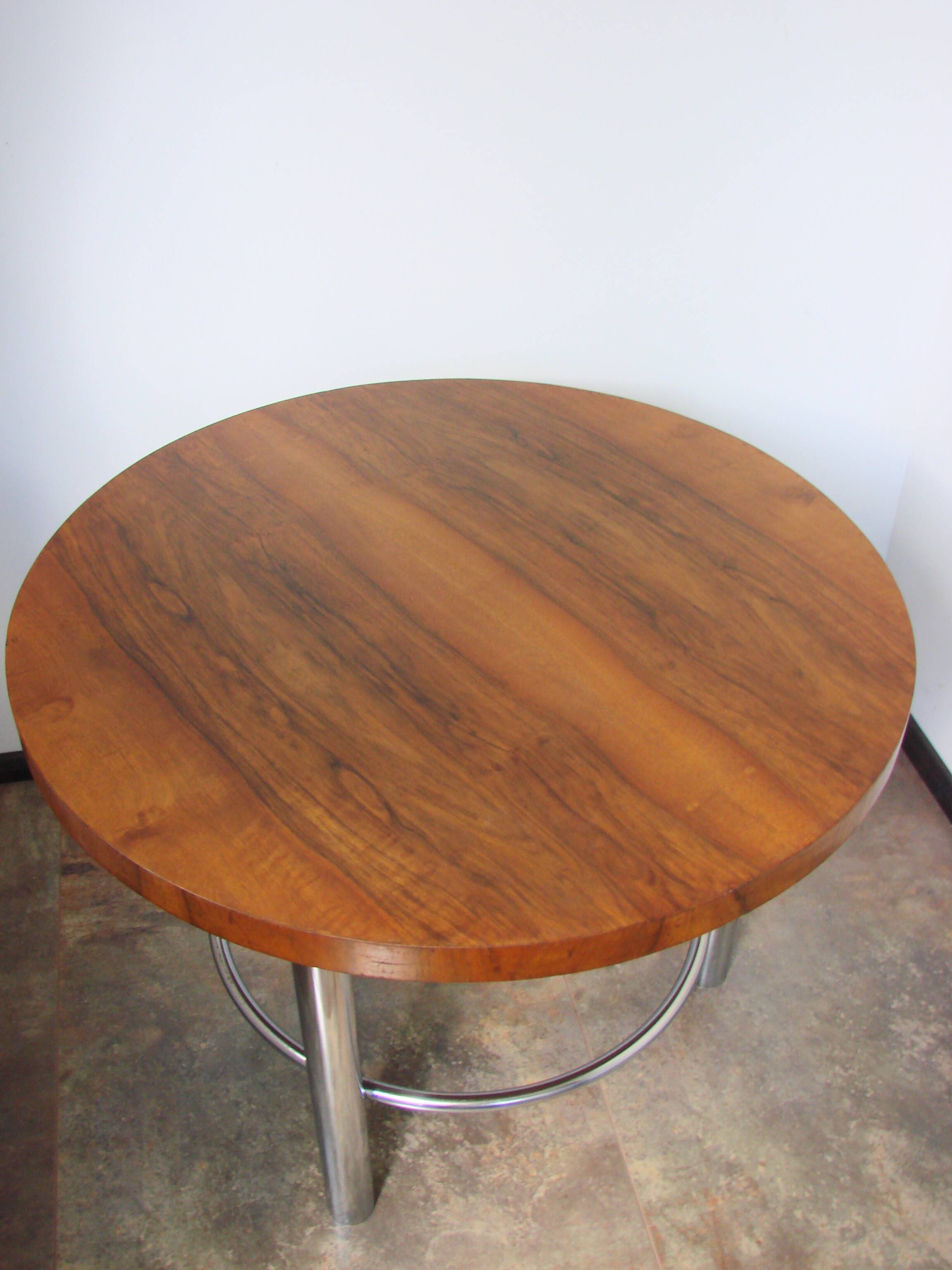 Table basse Bauhaus par Robert Slezák, années 1930