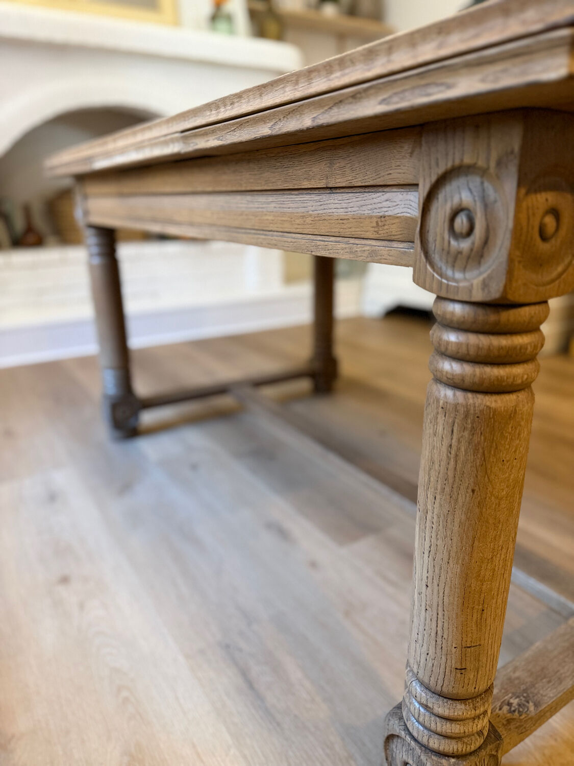 Farmhouse wooden table