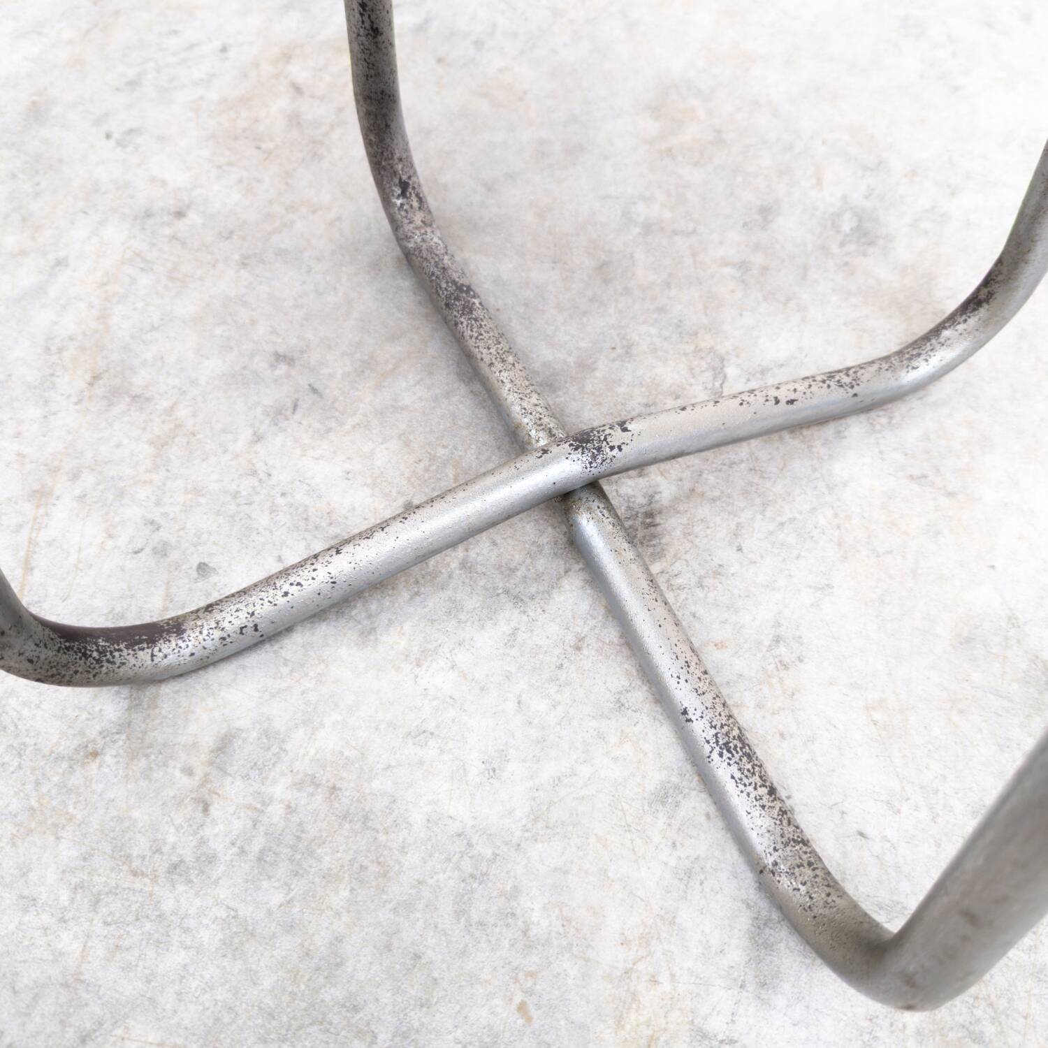 Tubular steel hocker by Karel Ort for Gottwald, 1930s