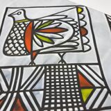 Colossal Roger Capron ceramic cup from the French Riviera, 1950s