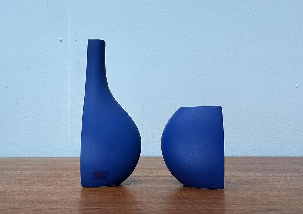Postmodern minimalist vases from Bel Mondo, Italy, 1980s, set of 2.