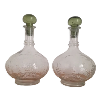 Paire de carafes