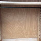 Louis XV solid oak boarding school wardrobe with rod