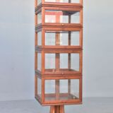 Amazing revolving showcase in 50s cherry