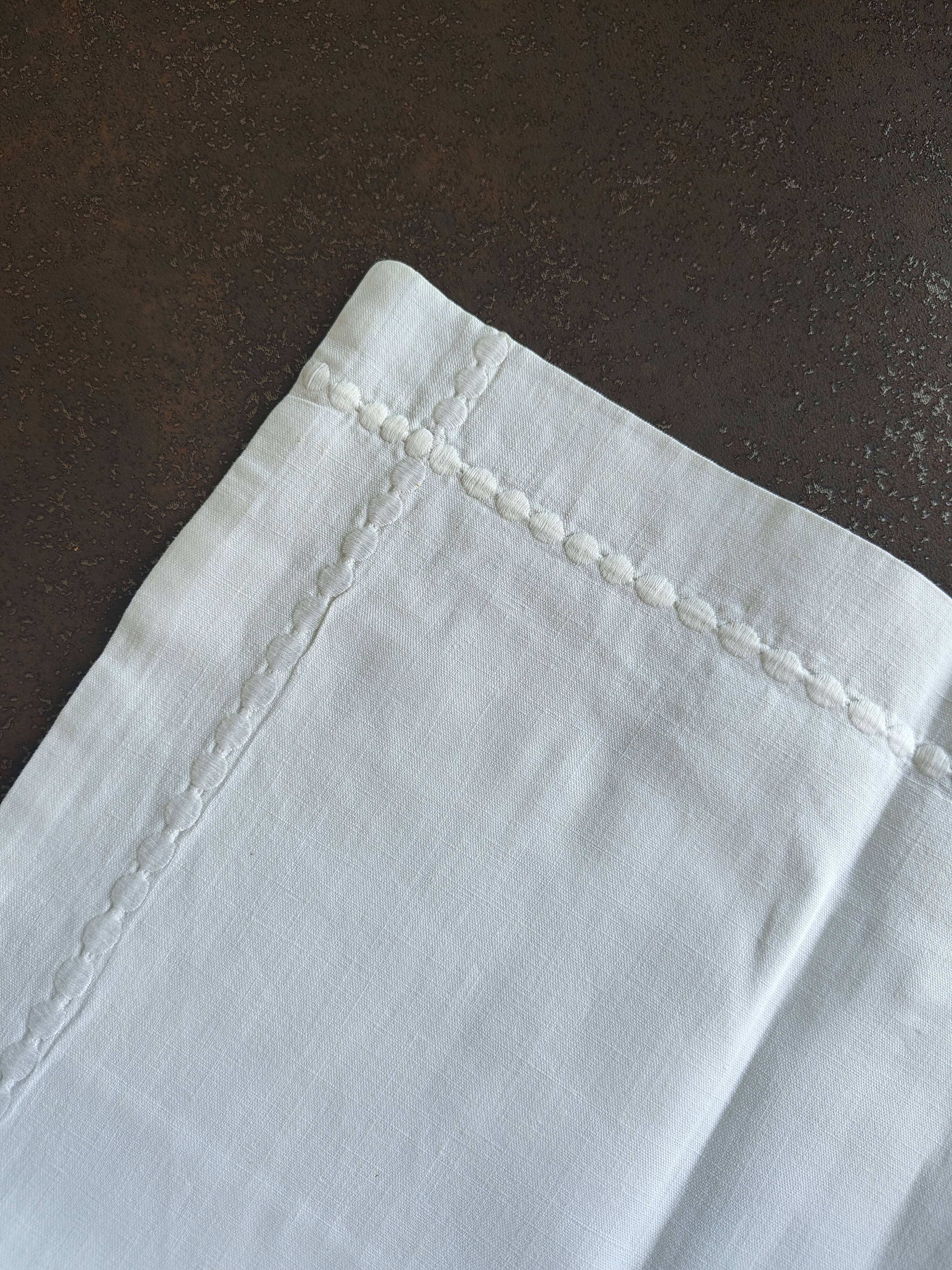 Old white fabric