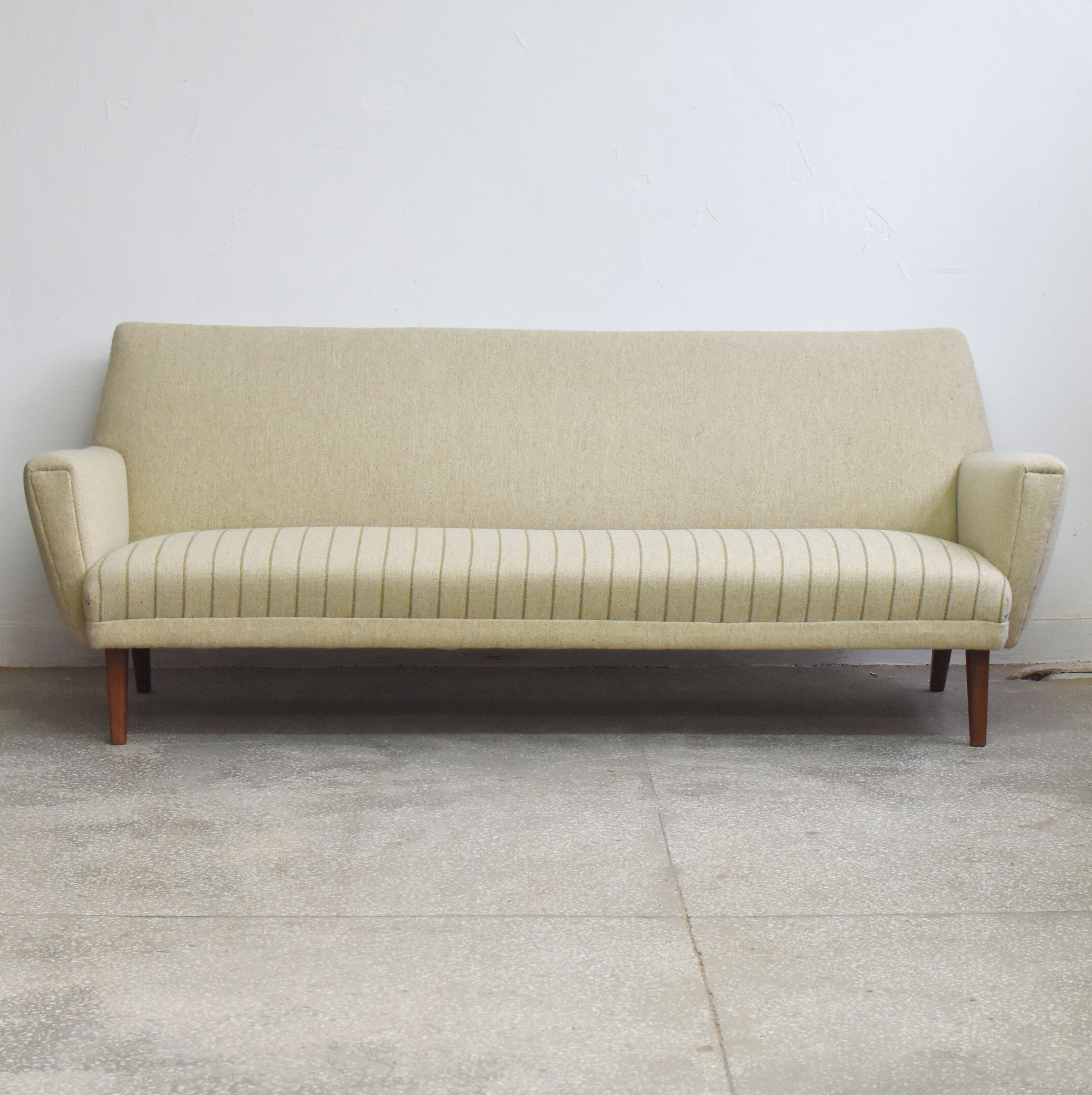 Mid century wool sofa