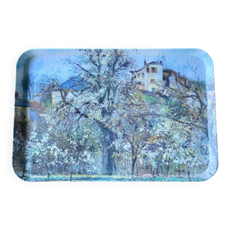 Italian vintage plateau Mebel - Pissaro reproduction - 1960s