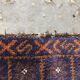 Old oriental carpet 111x195 - dominant blue