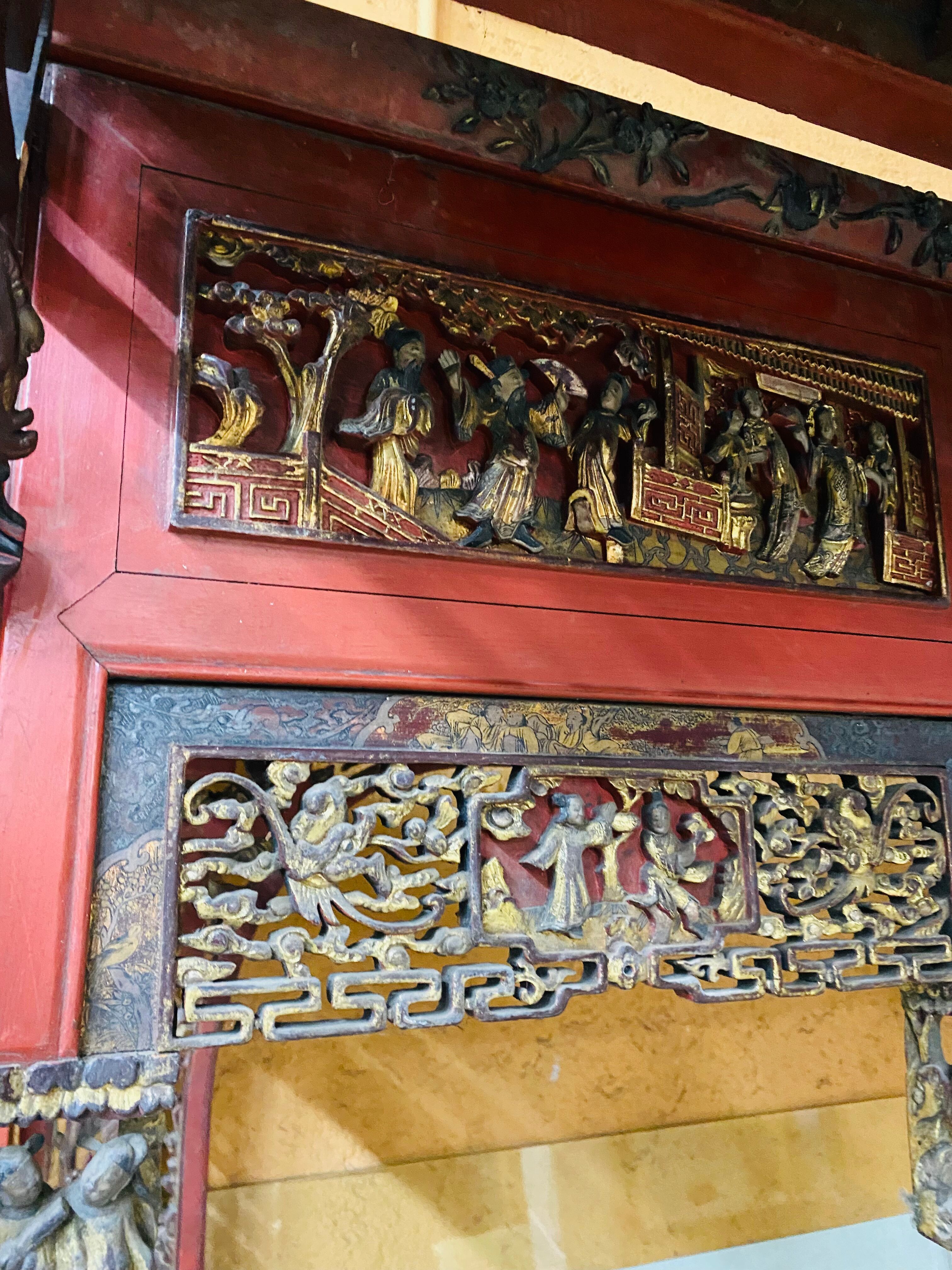 Lit chinois 19 éme siècle