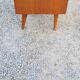 Library secretary of the 50s in blond oak compass feet