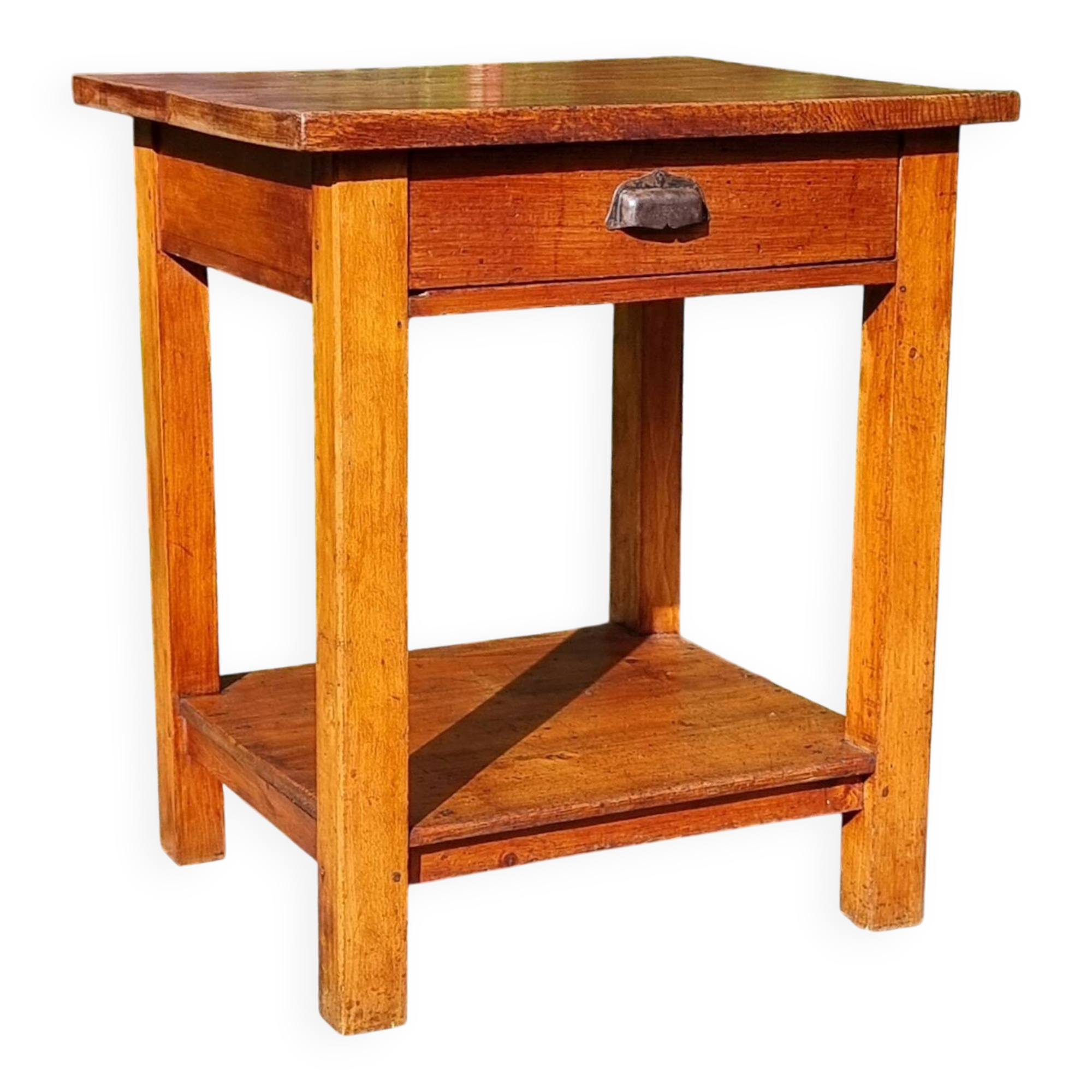 Workshop or trade table in antique wood