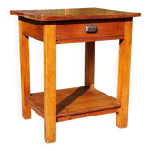 Workshop or trade table in antique wood