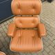 Vitra Eames Lounge Chair XL + Ottoman, Cognac leather & Santos Rosewood