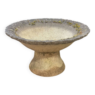 Reconstituted stone planter from the 1970s.