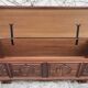 Carved walnut chest of drawers, 1970s
