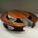 Oval dining set by Marc van Rampeberg for Rampelberg Designs, Kenya Afrik.