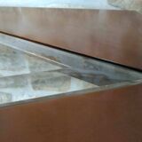 Glass center coffee table