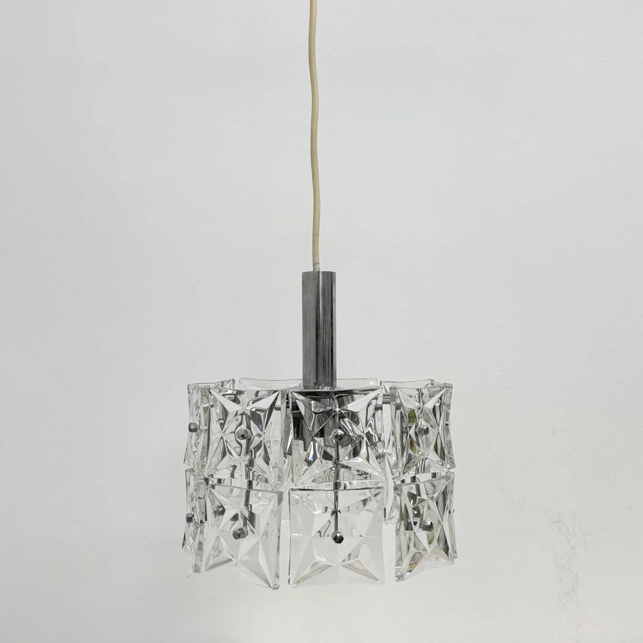Mid-century design Kinkeldey hanging lamp, 1970s