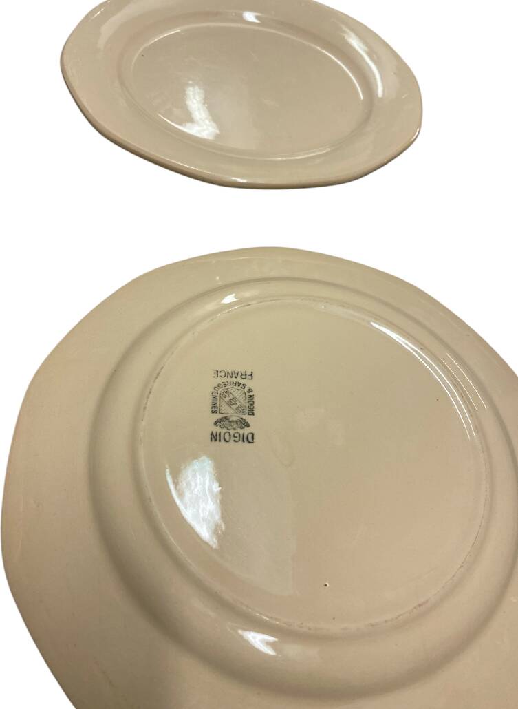 Digoin dessert plate set