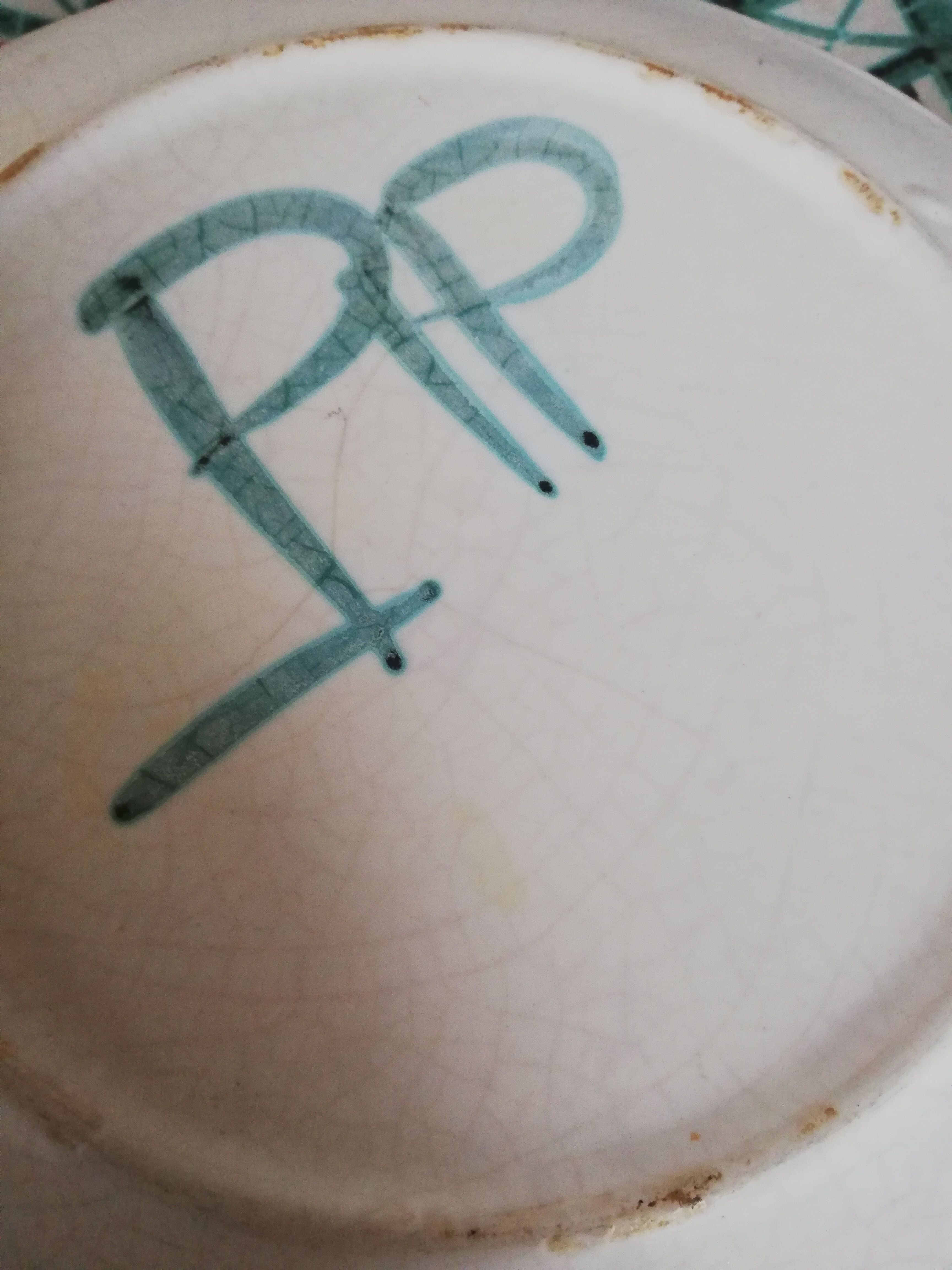 Series of 4 flat plates Robert Picault Vallauris