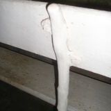 Garden bench oak and cast iron late nineteenth