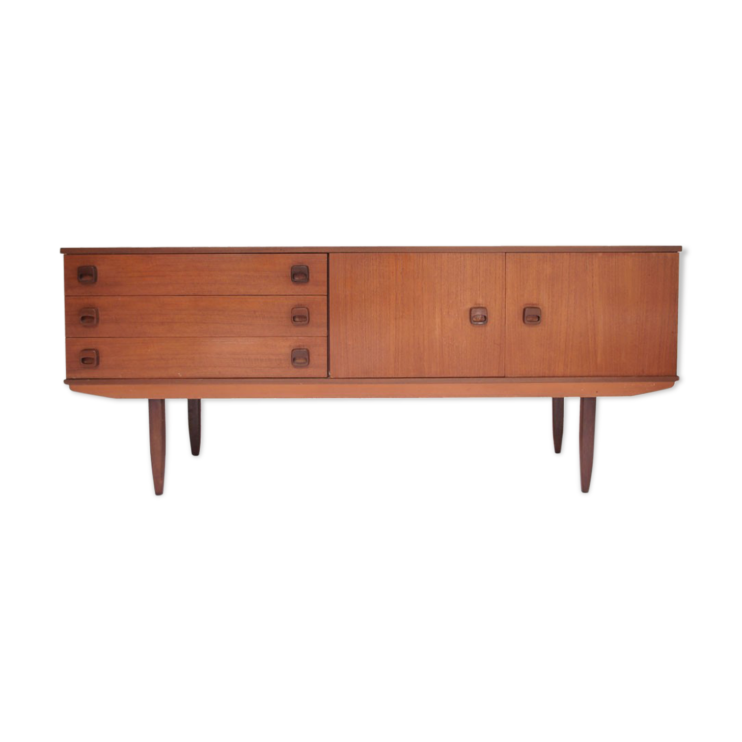 Sideboard scandinavian handles vintage 50s