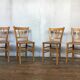Série de 6 chaises bistrot Baumann troquet brasserie parisienne