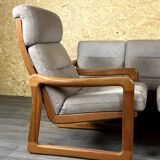 1960s 1970s Teak Sofa  & 2 Easy Chairs  by Holstebro Møbelfabrik A/S