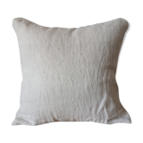 Old hemp canvas cushion 45x45 cm