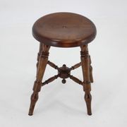 Tabouret en bois des années 1940, Tchécoslovaquie