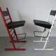 Pair of modular stools " Errebi " Italy 80s era Memphis