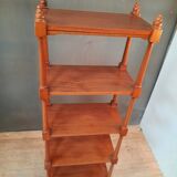 Natural wooden foot shelves