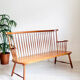 Vintage ‘winsdsor’ bench and chairs 1950’s