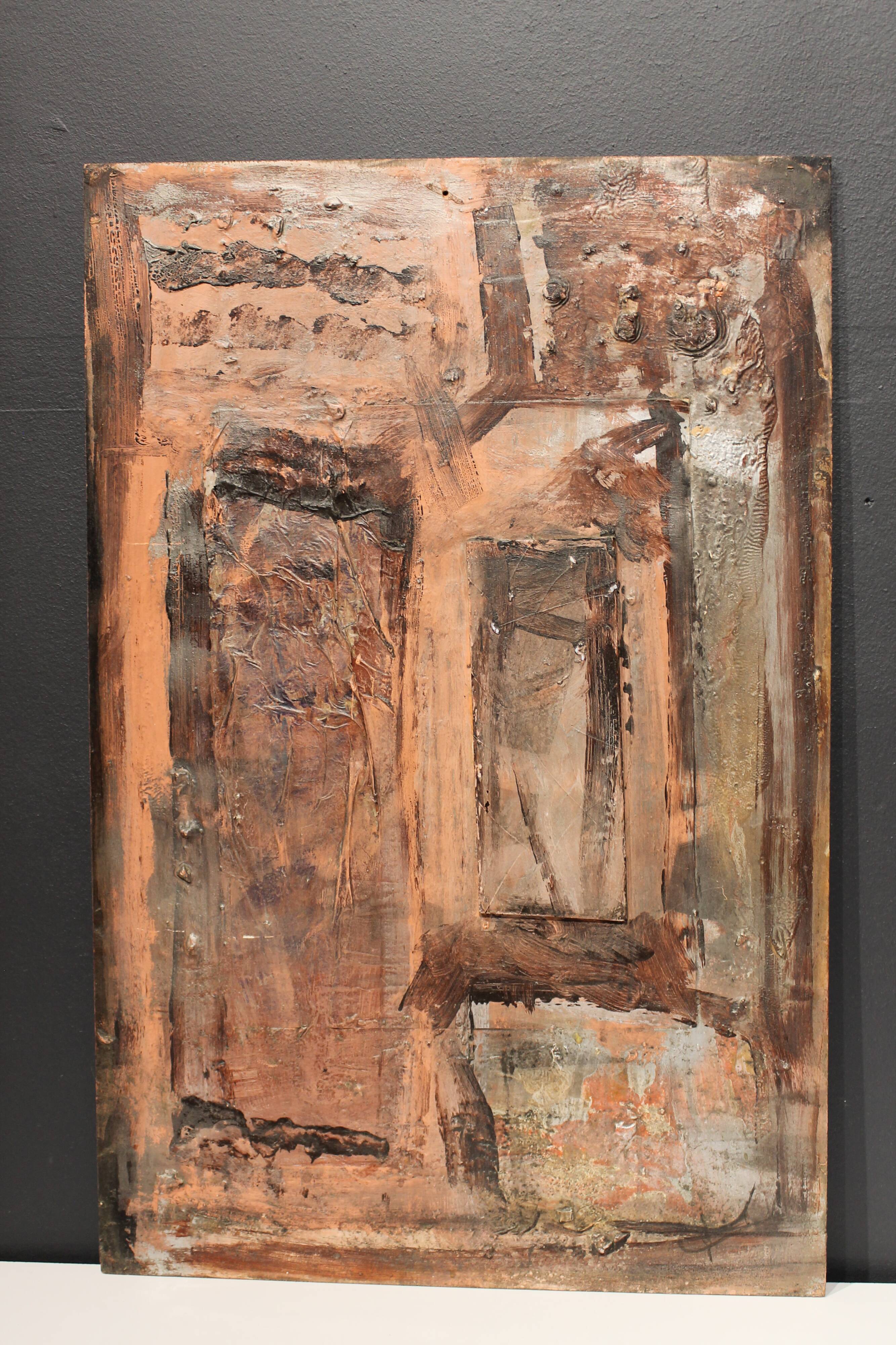 Mixed media painting