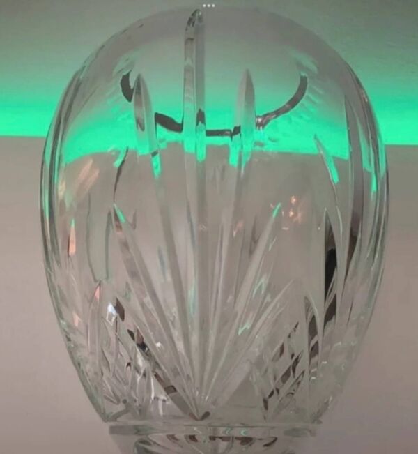 Vase ballon Vintage Cristal  Hauteur 28cm