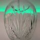 Vintage Crystal Balloon Vase Height 28cm
