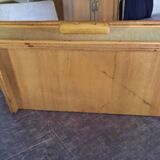 Rattan and bamboo wall shelf