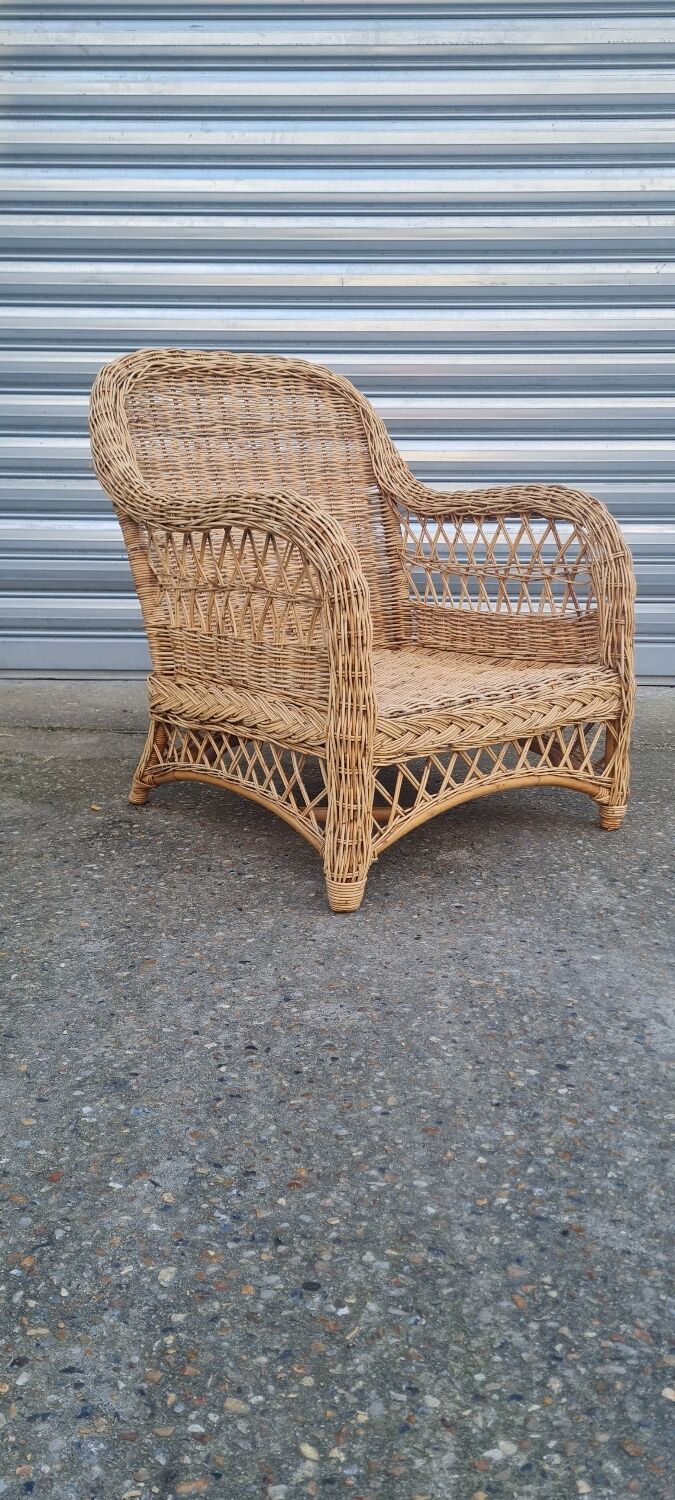Wicker armchair 1960