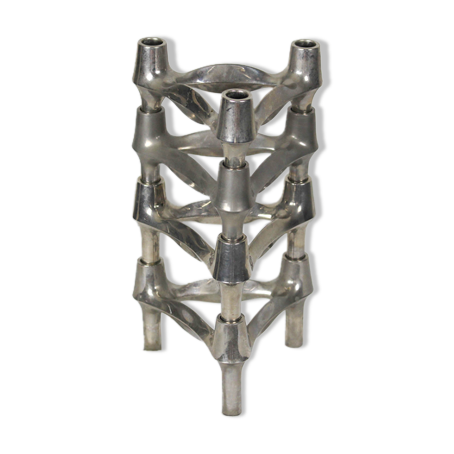 Set de 4 chandeliers chromés BMF Ditto Nagel années 1970