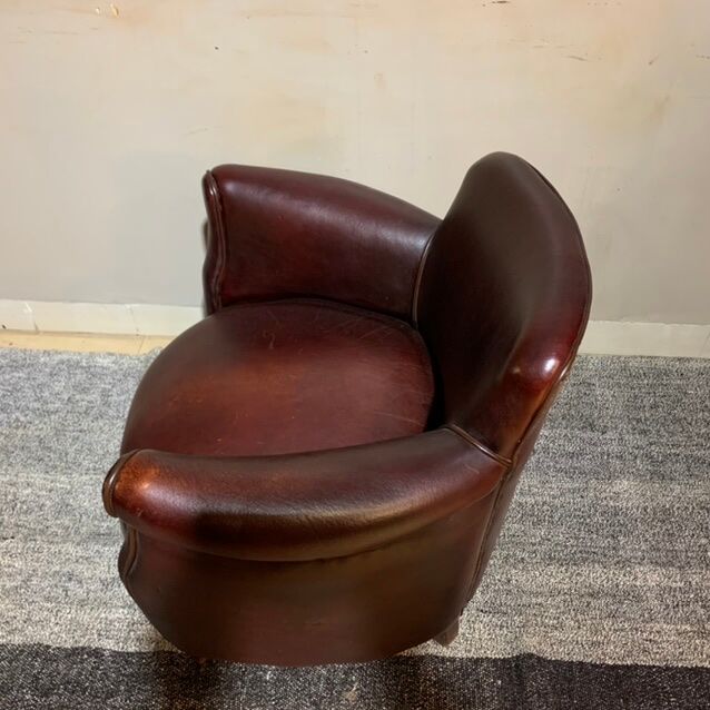 Fauteuil club cuir